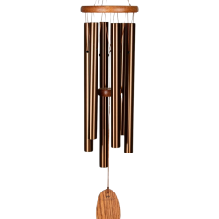 Woodstock 24" Bronze Medium Amazing Grace Wind Chime – Inspirational Outdoor Garden & Patio Decor