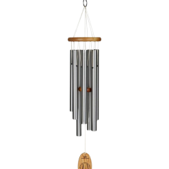 Woodstock 28" Baseball Wind Chime – Outdoor Garden and Patio Decor – Take Me Out to The Ball Game Tune