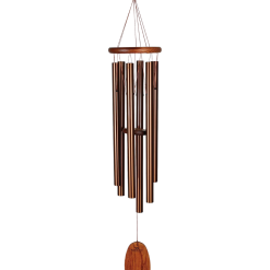 Woodstock 40" Medium Bronze Amazing Grace Outdoor Wind Chime – Patio, Porch, Garden Memorial Gift